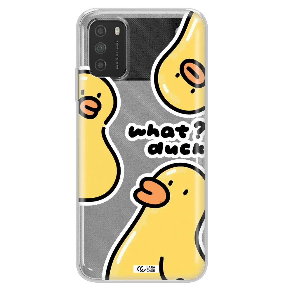 a group of yellow ducks Xiaomi Poco M3 Clear TPU Case