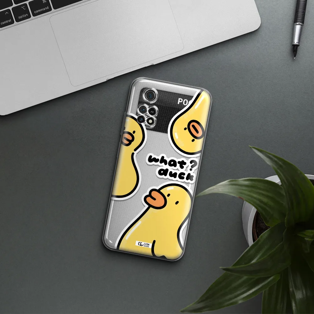 A Group Of Yellow Ducks Xiaomi Poco M4 Pro 4G Clear Tpu Case