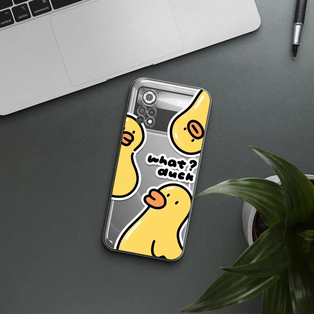 a group of yellow ducks Xiaomi Poco X4 Pro Clear TPU Case