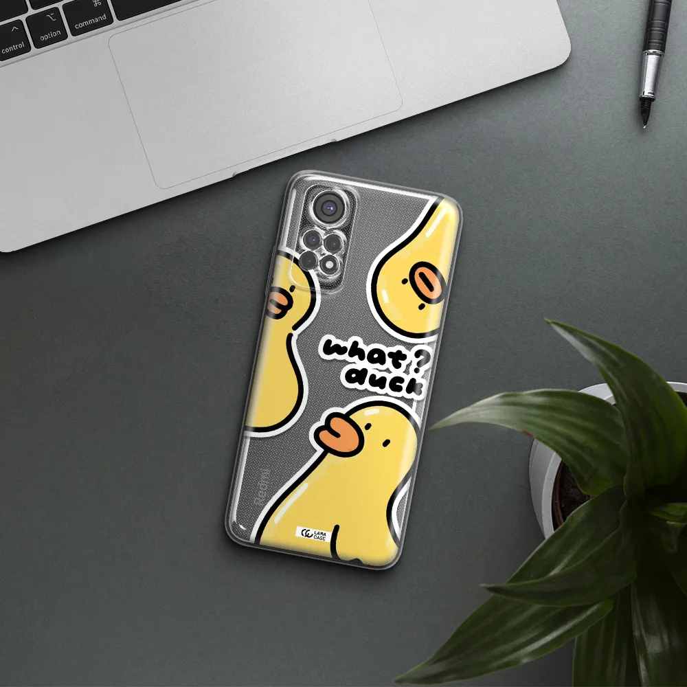 A Group Of Yellow Ducks Xiaomi Redmi Note 11S Clear Tpu Case