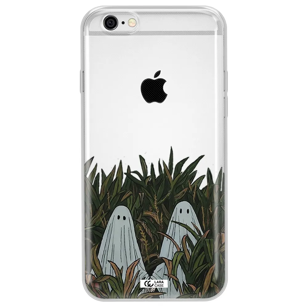 a group of ghosts in a field of grass Apple iPhone 6 plus Clear TPU Case