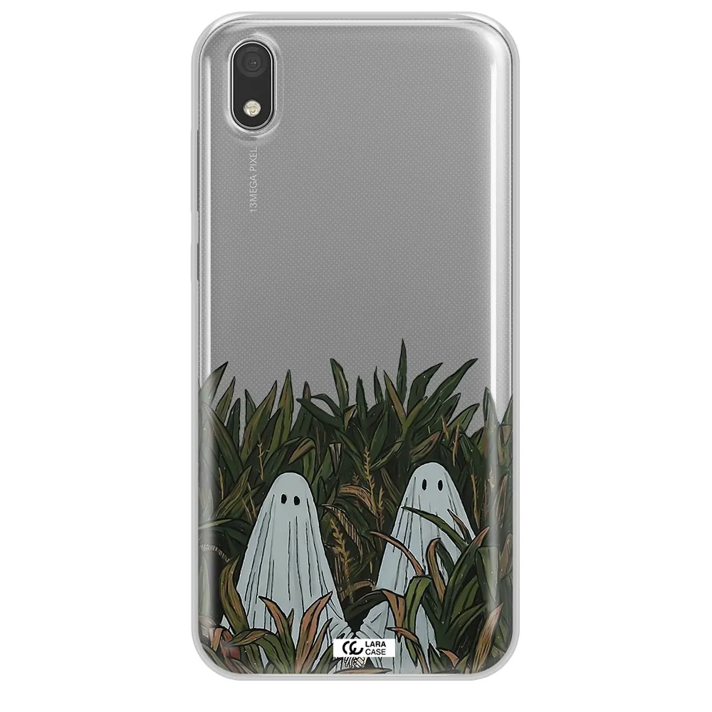 a group of ghosts in a field of grass Huawei Honor 8S Clear TPU Case