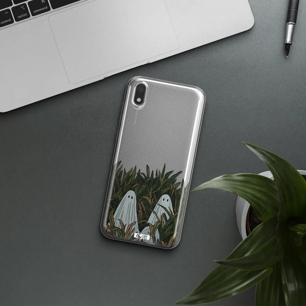 a group of ghosts in a field of grass Huawei Honor 8S Clear TPU Case