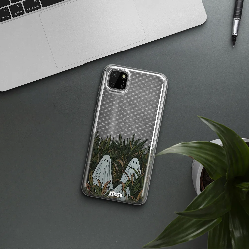 a group of ghosts in a field of grass Huawei Honor 9S Clear TPU Case