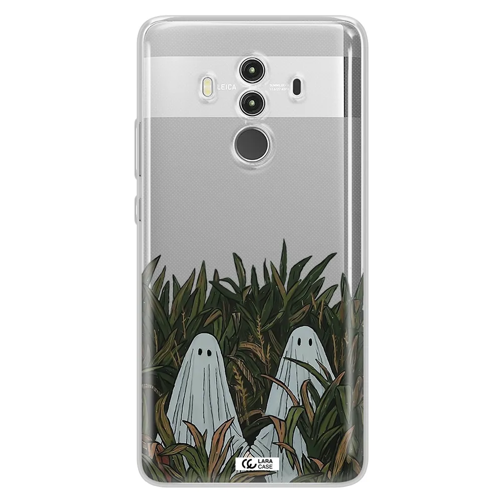 a group of ghosts in a field of grass Huawei Mate 10 Clear TPU Case