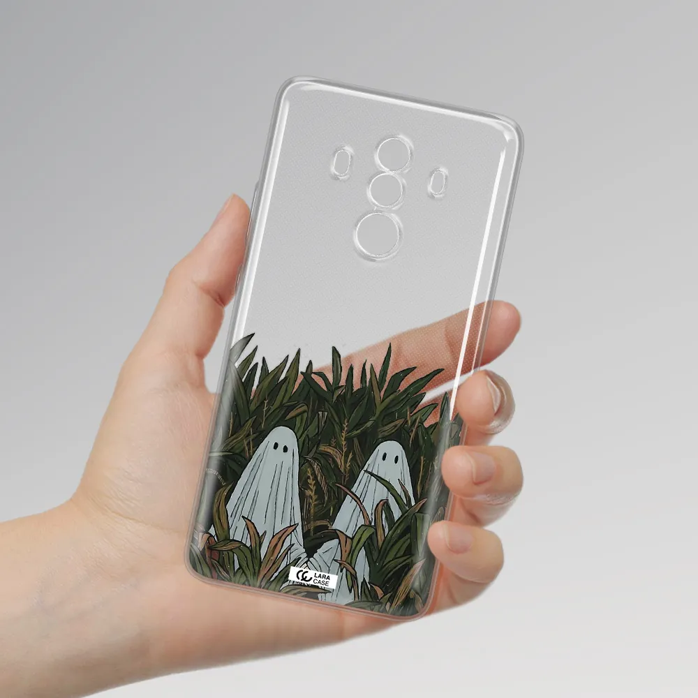 a group of ghosts in a field of grass Huawei Mate 10 Clear TPU Case