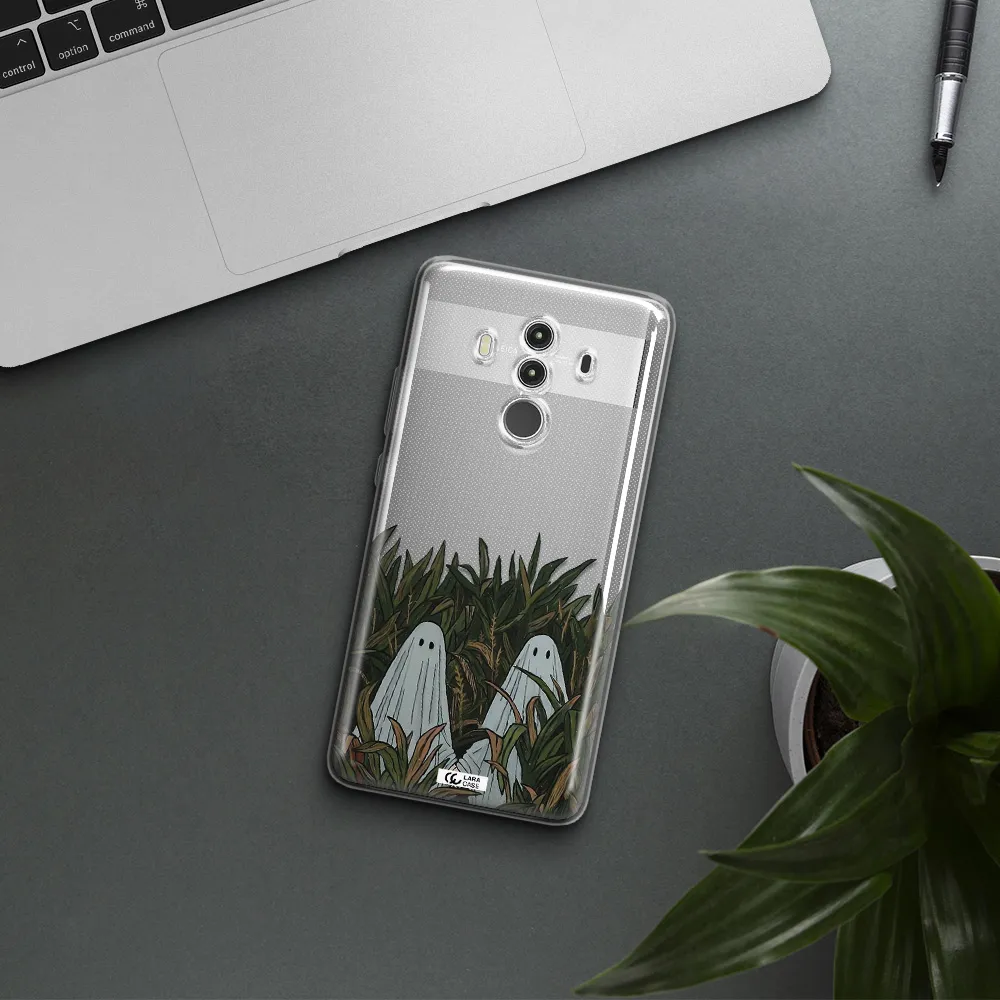 a group of ghosts in a field of grass Huawei Mate 10 Clear TPU Case