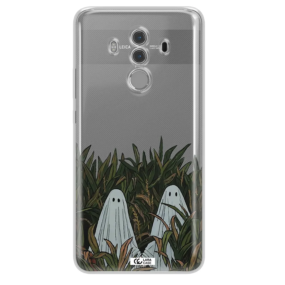 a group of ghosts in a field of grass Huawei Mate 10 Pro Clear TPU Case