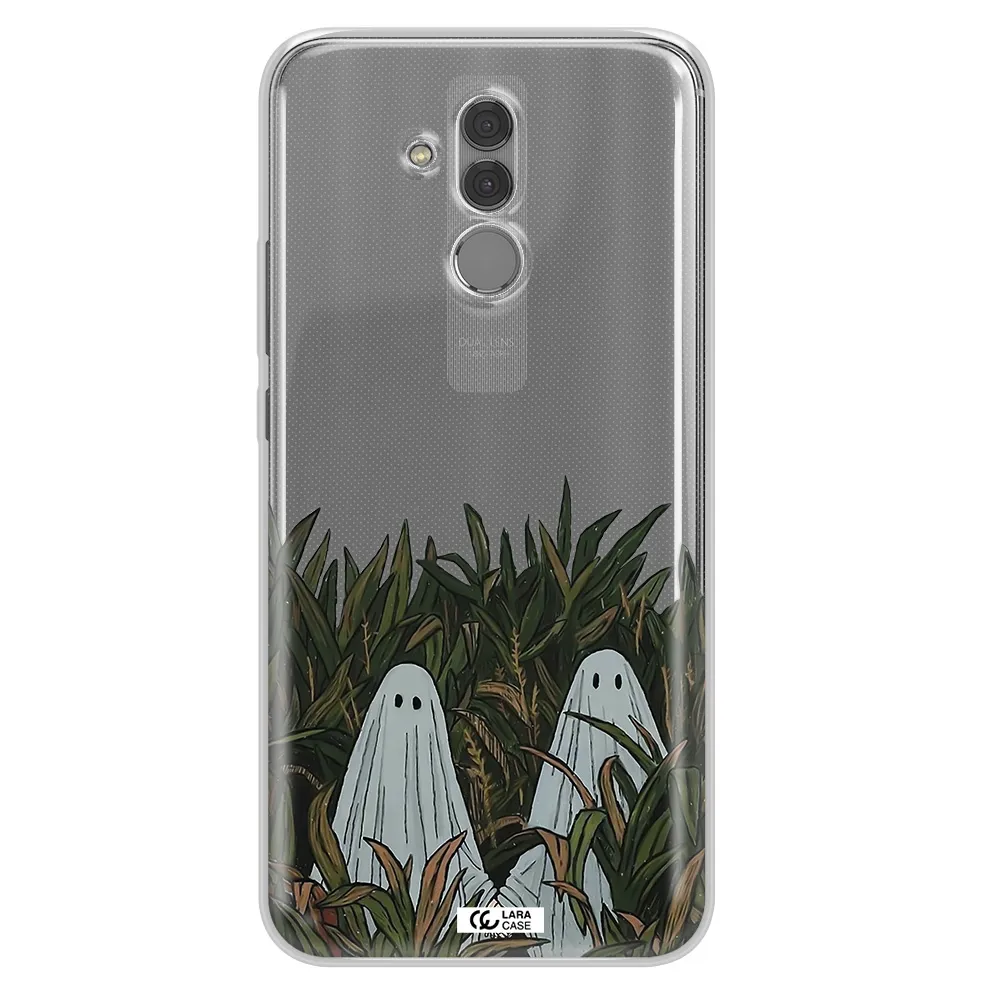 a group of ghosts in a field of grass Huawei Mate 20 Lite Clear TPU Case