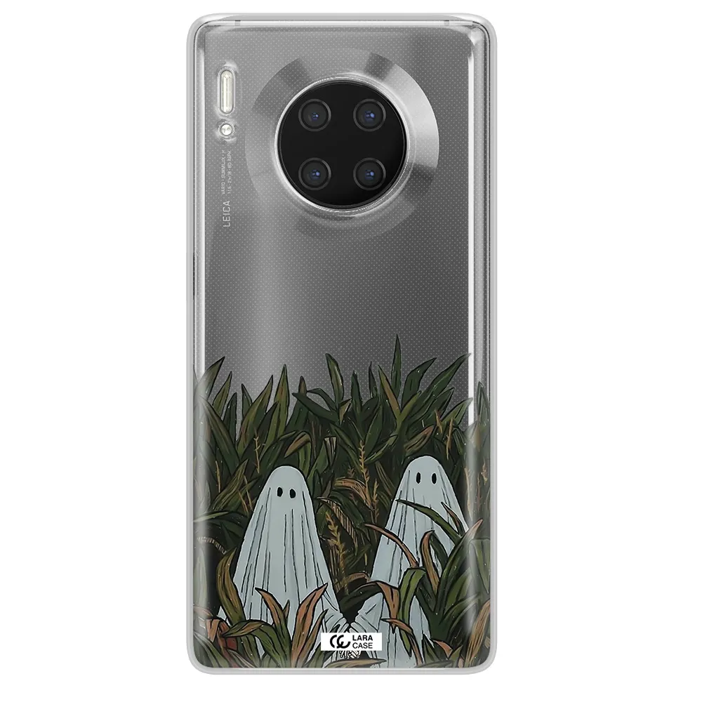 a group of ghosts in a field of grass Huawei Mate 30 Pro Clear TPU Case