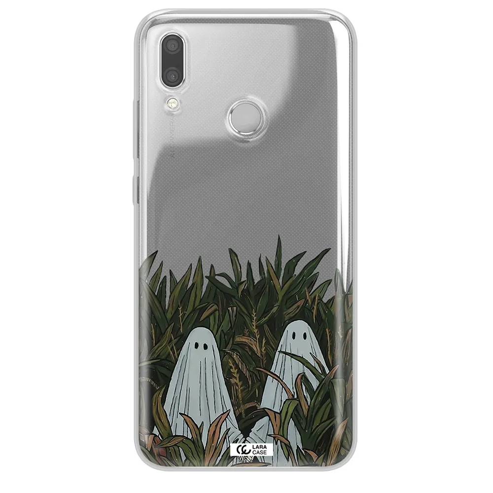 a group of ghosts in a field of grass Huawei P Smart 2019 Clear TPU Case