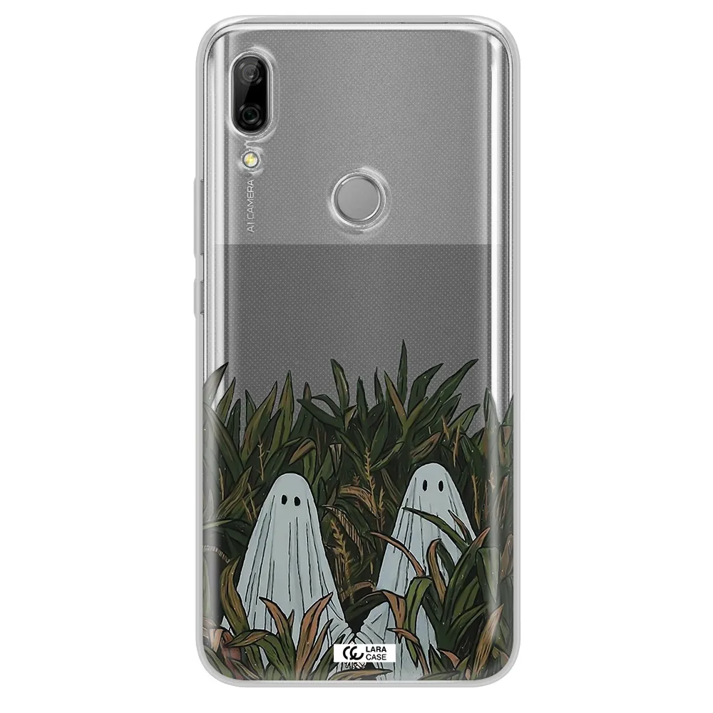 a group of ghosts in a field of grass Huawei P Smart Z Clear TPU Case