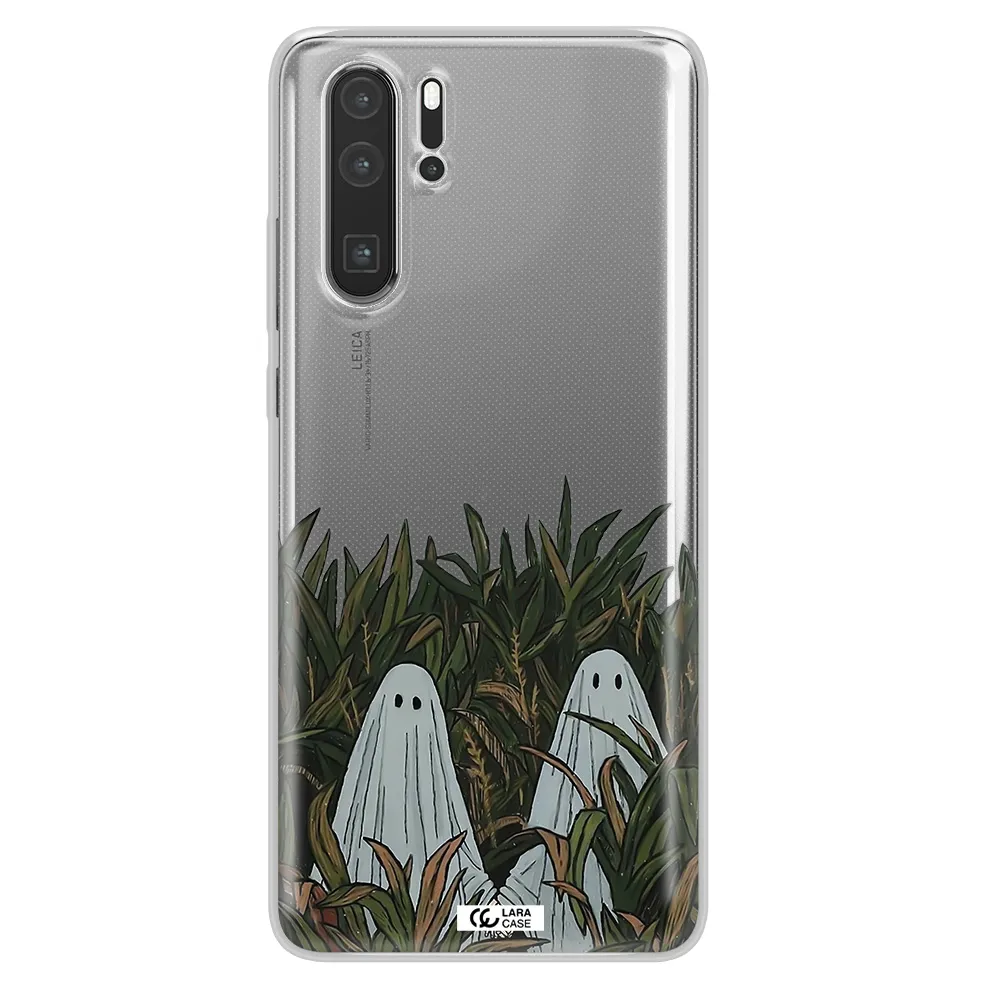 a group of ghosts in a field of grass Huawei P30 Pro Clear TPU Case