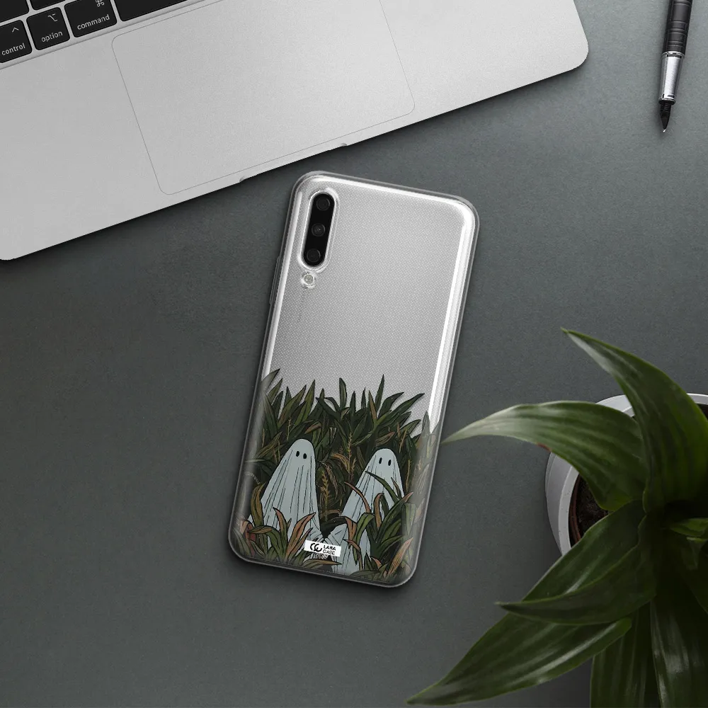 A Group Of Ghosts In A Field Of Grass Huawei Y9S Clear Tpu Case