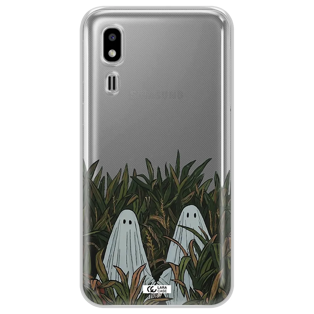 a group of ghosts in a field of grass Samsung A2 Core Clear TPU Case