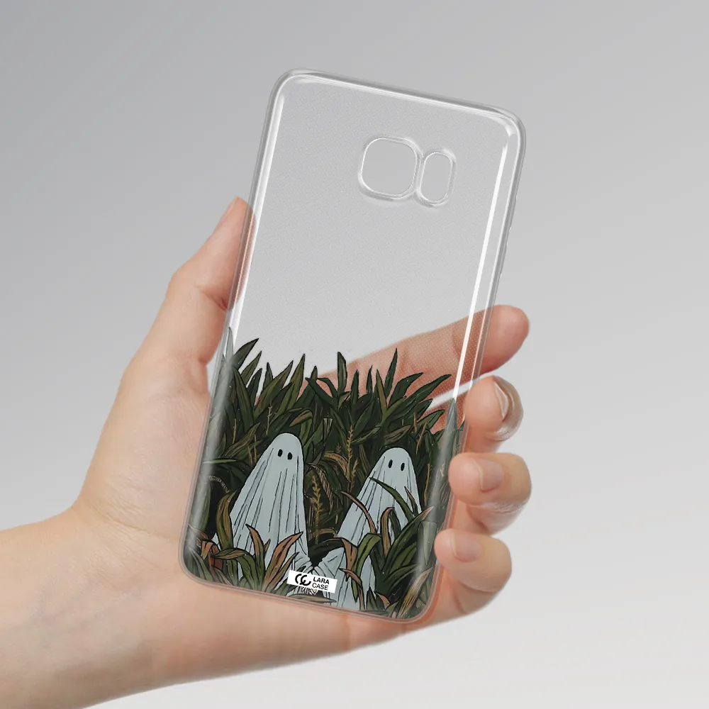 a group of ghosts in a field of grass Samsung Note 5 Clear TPU Case