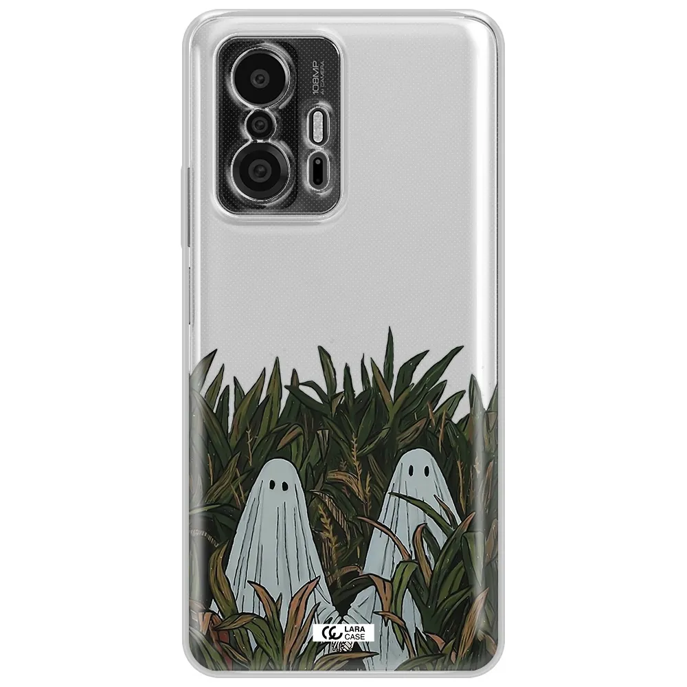 A Group Of Ghosts In A Field Of Grass Xiaomi 11T Pro Clear Tpu Case