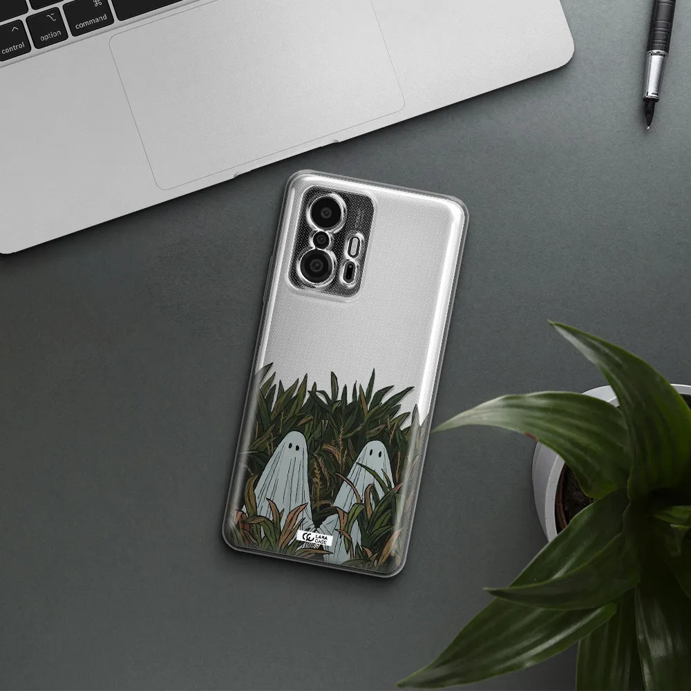 A Group Of Ghosts In A Field Of Grass Xiaomi 11T Pro Clear Tpu Case