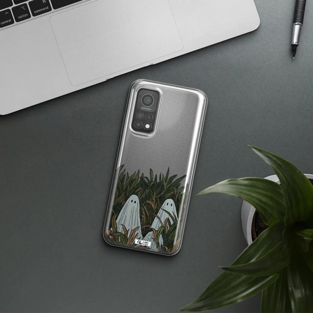 a group of ghosts in a field of grass Xiaomi Mi 10 T Pro Clear TPU Case