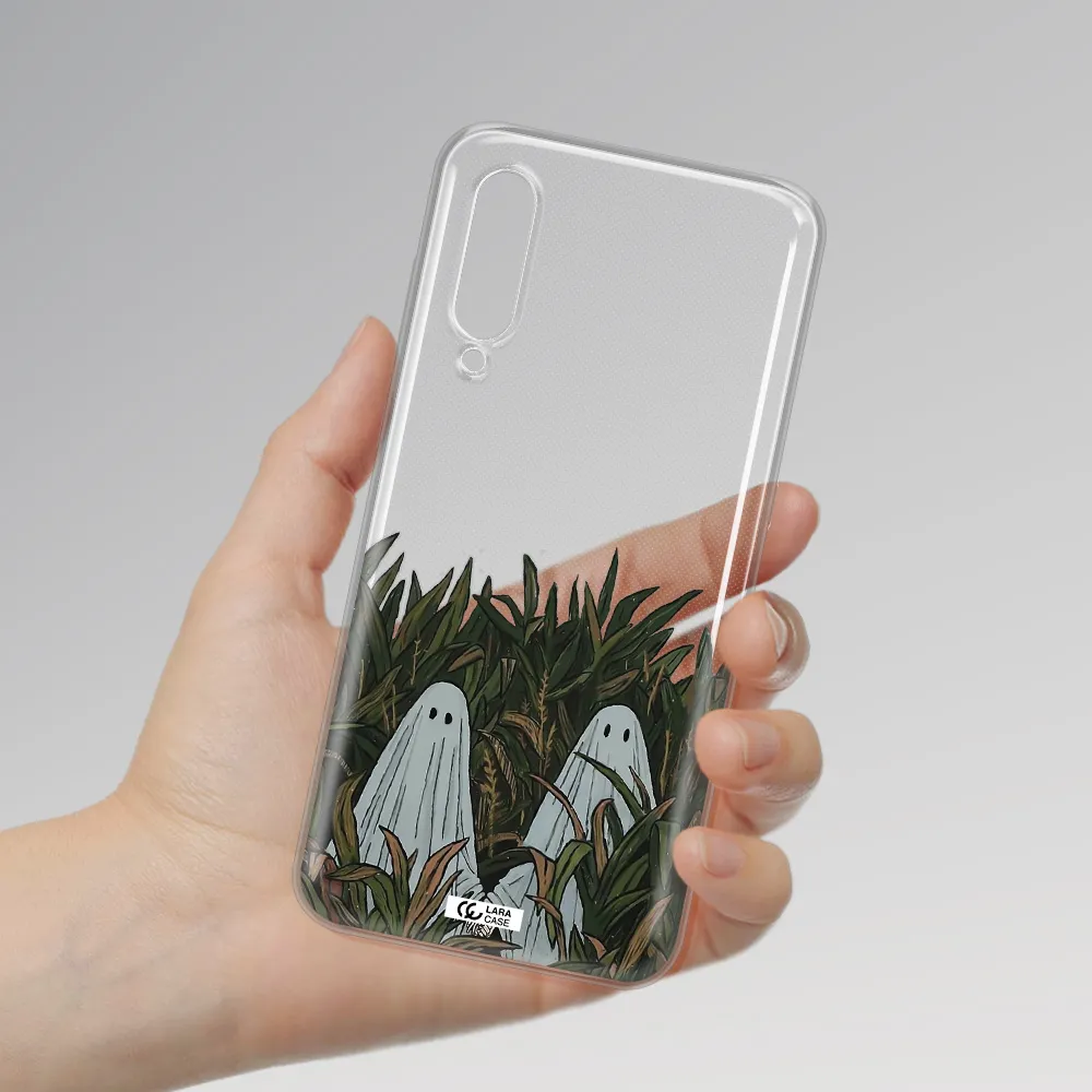 a group of ghosts in a field of grass Xiaomi Mi 9 Clear TPU Case