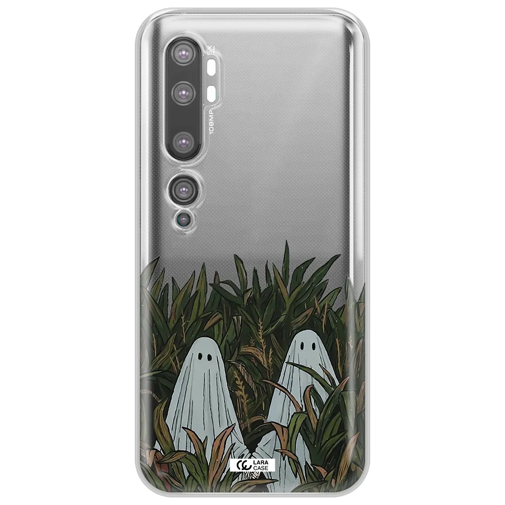a group of ghosts in a field of grass Xiaomi Mi Note 10 Clear TPU Case