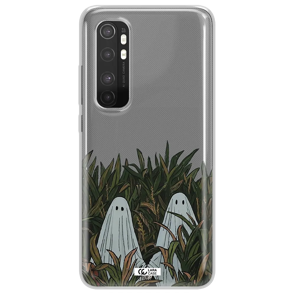 a group of ghosts in a field of grass Xiaomi Mi Note 10 Lite Clear TPU Case