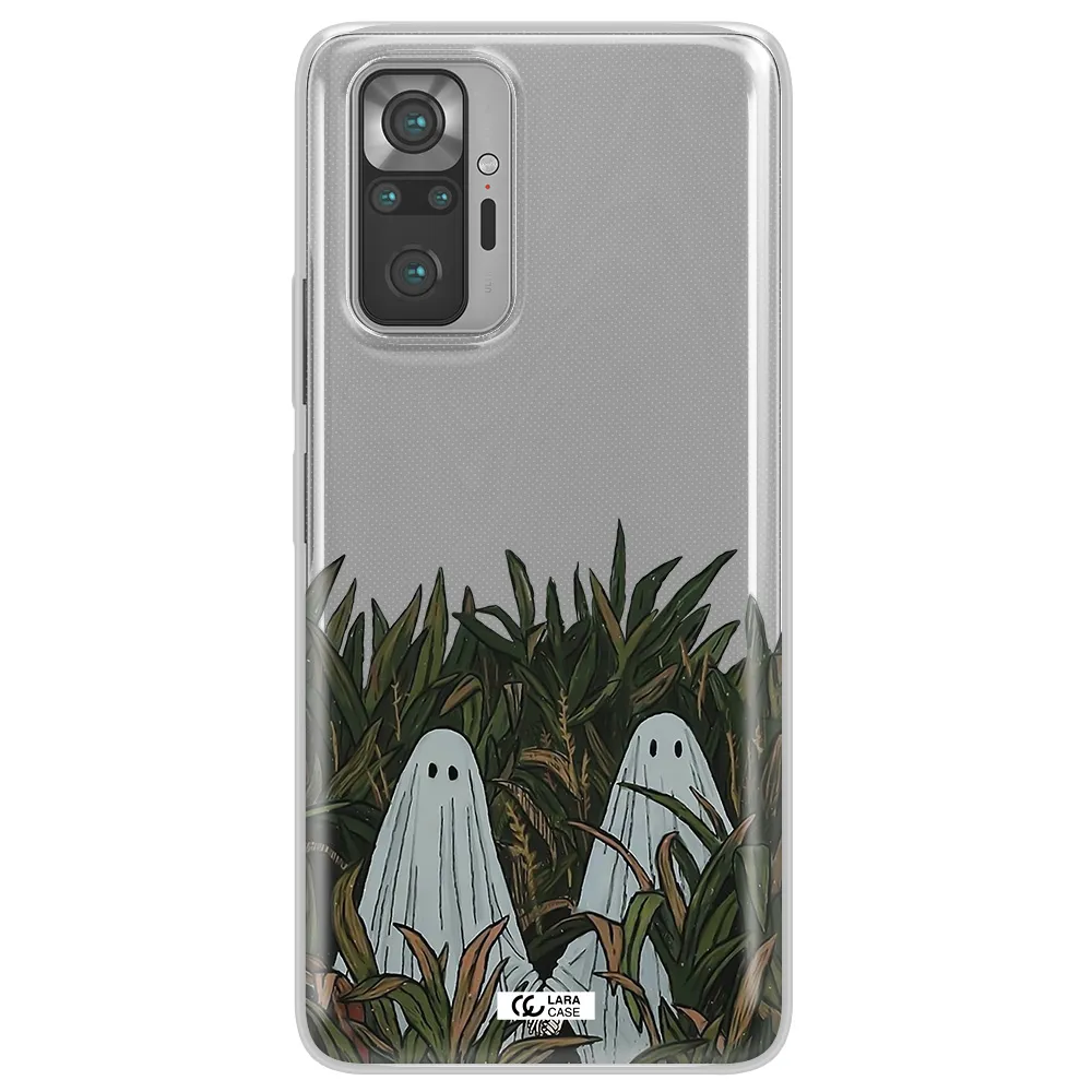 a group of ghosts in a field of grass Xiaomi Note 10 Pro Clear TPU Case