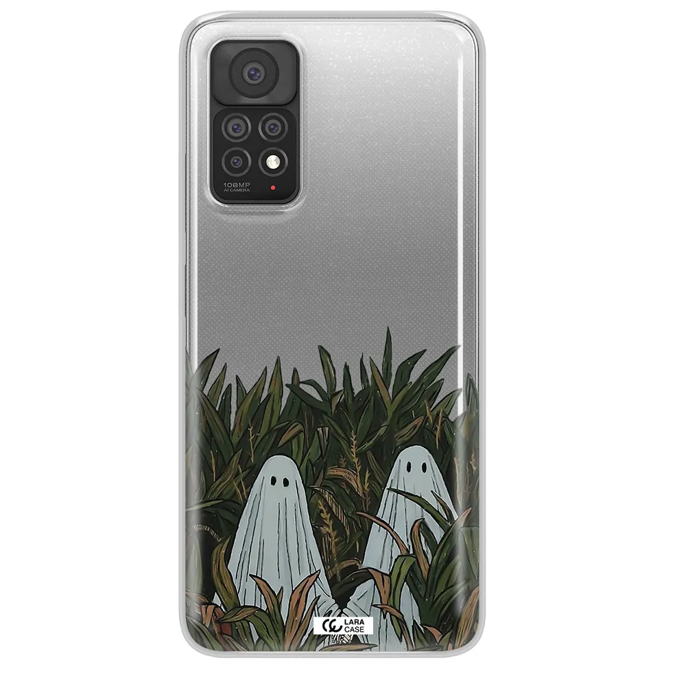 a group of ghosts in a field of grass Xiaomi Note 11 Pro Clear TPU Case