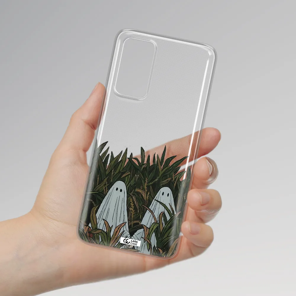 a group of ghosts in a field of grass Xiaomi Note 11 Pro Clear TPU Case