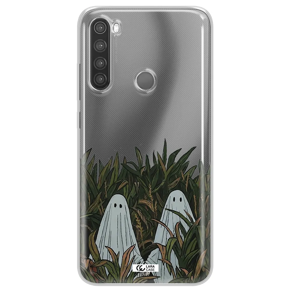 a group of ghosts in a field of grass Xiaomi Note 8 Clear TPU Case