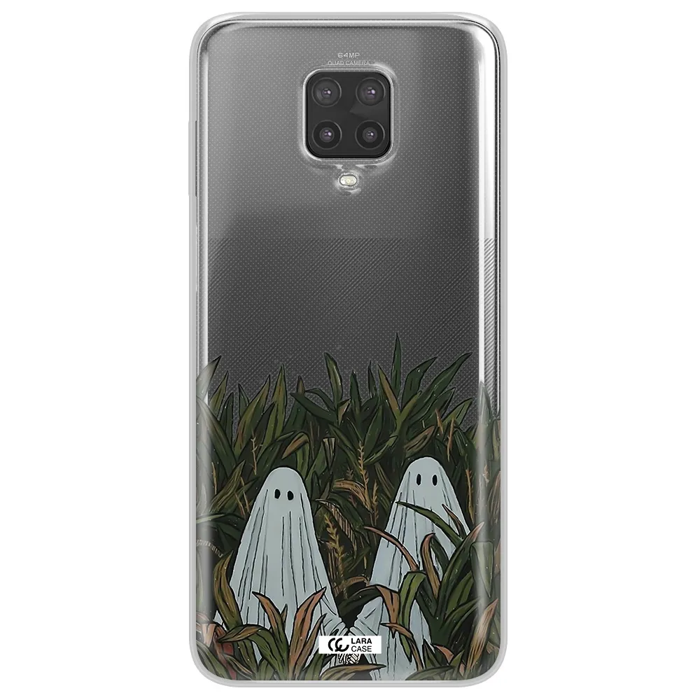 a group of ghosts in a field of grass Xiaomi Note 9 Pro Clear TPU Case