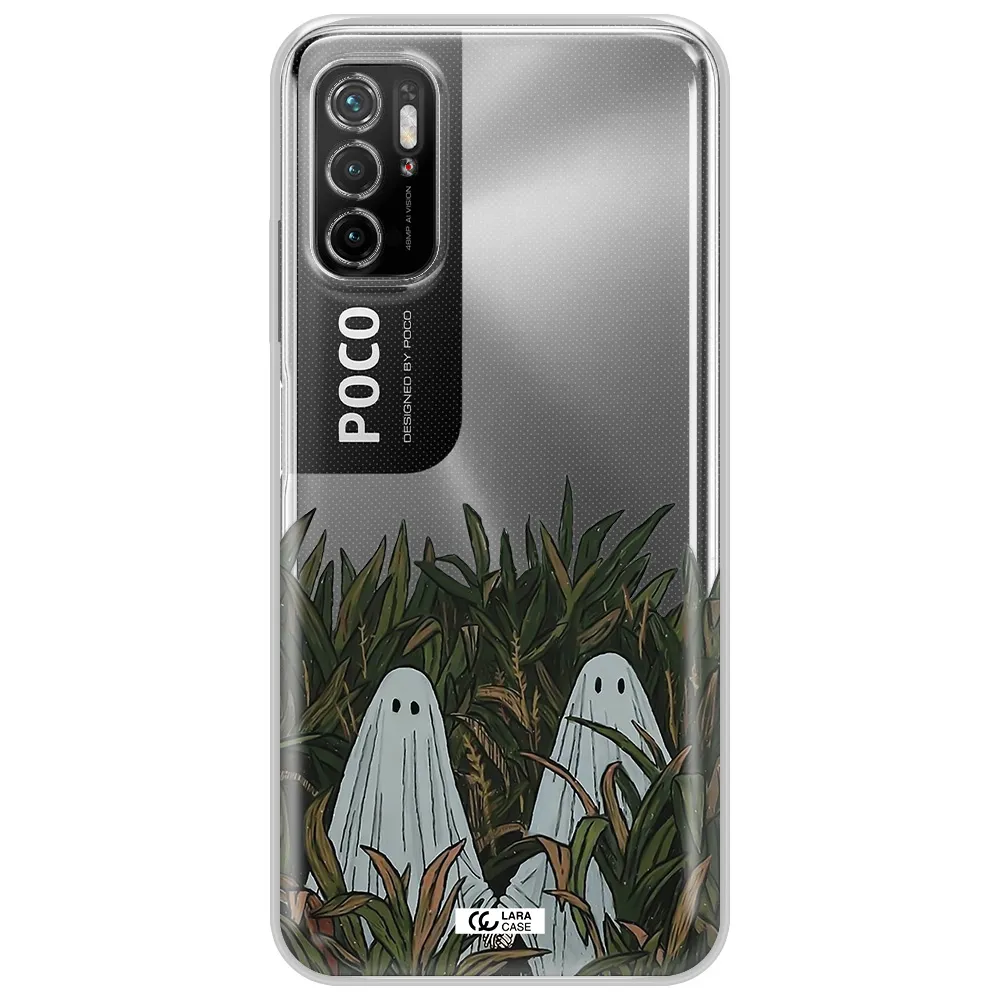 A Group Of Ghosts In A Field Of Grass Xiaomi Poco M3 Pro Clear Tpu Case