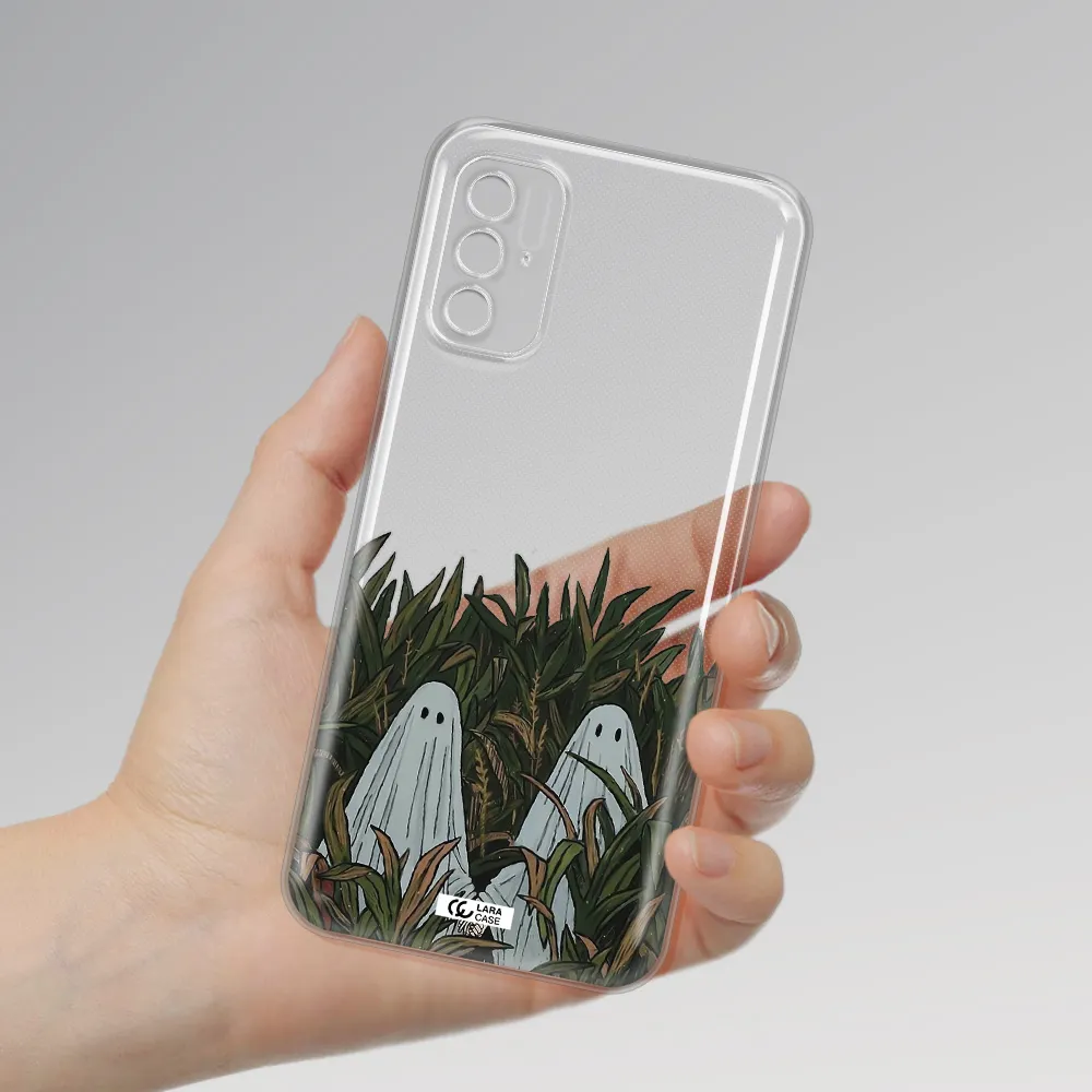 A Group Of Ghosts In A Field Of Grass Xiaomi Poco M4 Pro 5G Clear Tpu Case