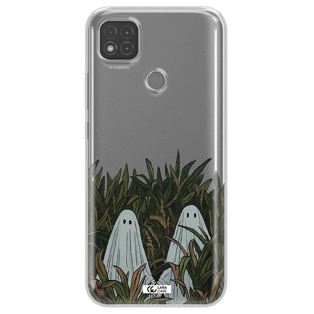 a group of ghosts in a field of grass Xiaomi Redmi 9C Clear TPU Case