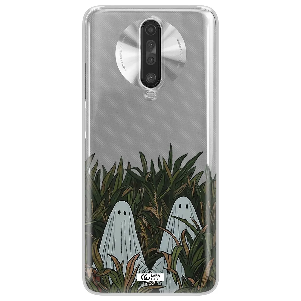 a group of ghosts in a field of grass Xiaomi Redmi K30 Clear TPU Case