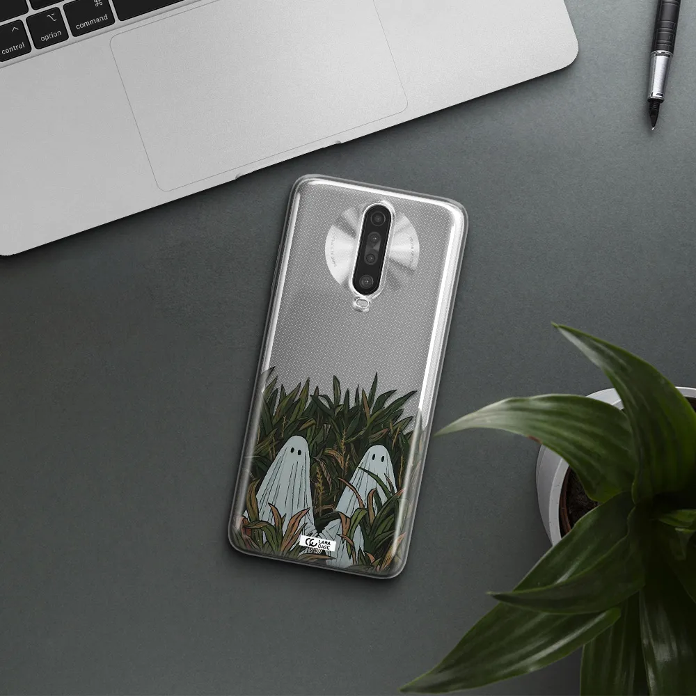 a group of ghosts in a field of grass Xiaomi Redmi K30 Clear TPU Case