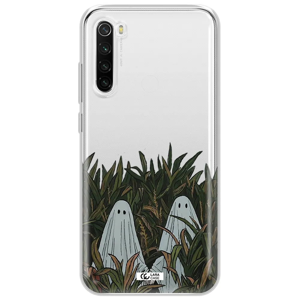 A Group Of Ghosts In A Field Of Grass Xiaomi Redmi Note 8T Clear Tpu Case