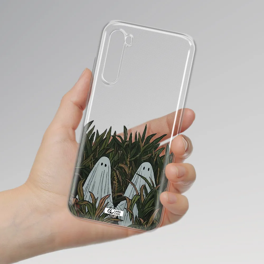 A Group Of Ghosts In A Field Of Grass Xiaomi Redmi Note 8T Clear Tpu Case