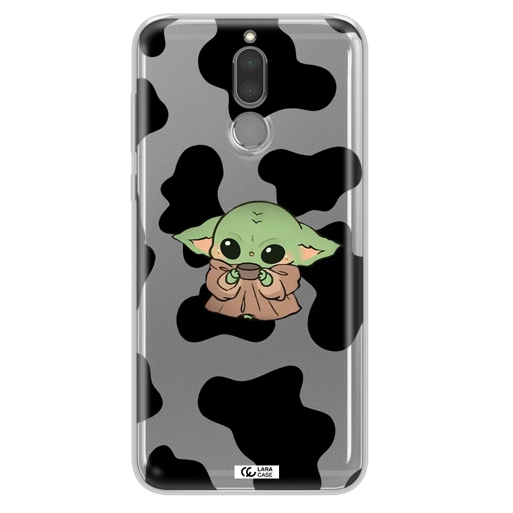 a cartoon of a baby yoda Huawei Mate 10 Lite Clear TPU Case