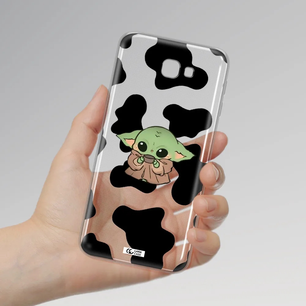 a cartoon of a baby yoda Samsung J5 Prime Clear TPU Case