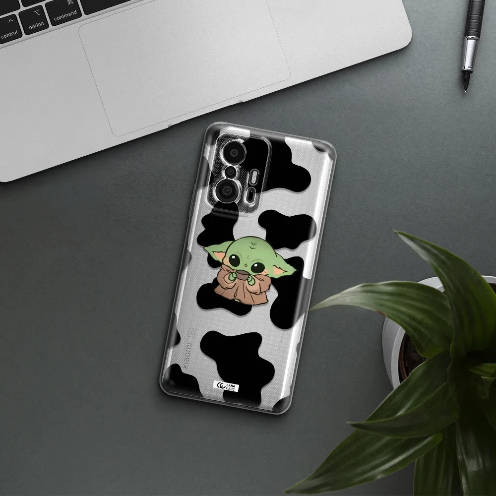 A Cartoon Of A Baby Yoda Xiaomi 11T Pro Clear Tpu Case