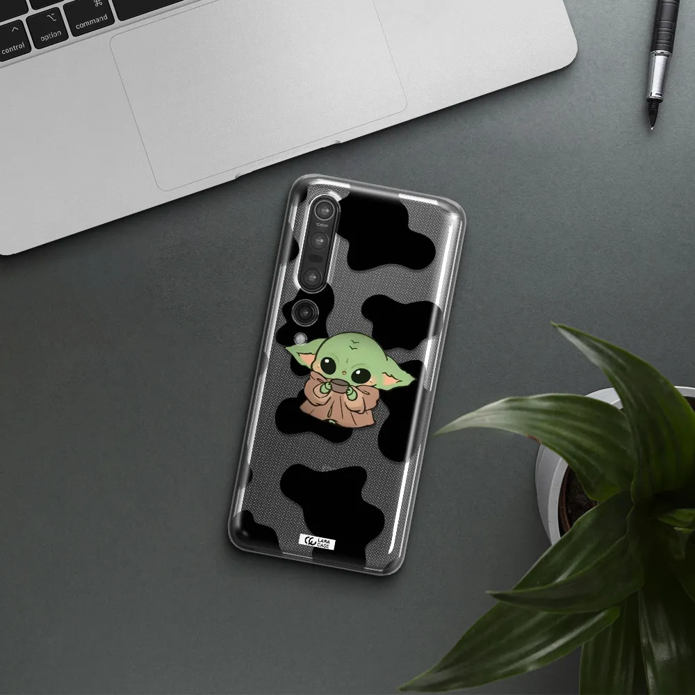 a cartoon of a baby yoda Xiaomi Mi 10 Pro Clear TPU Case