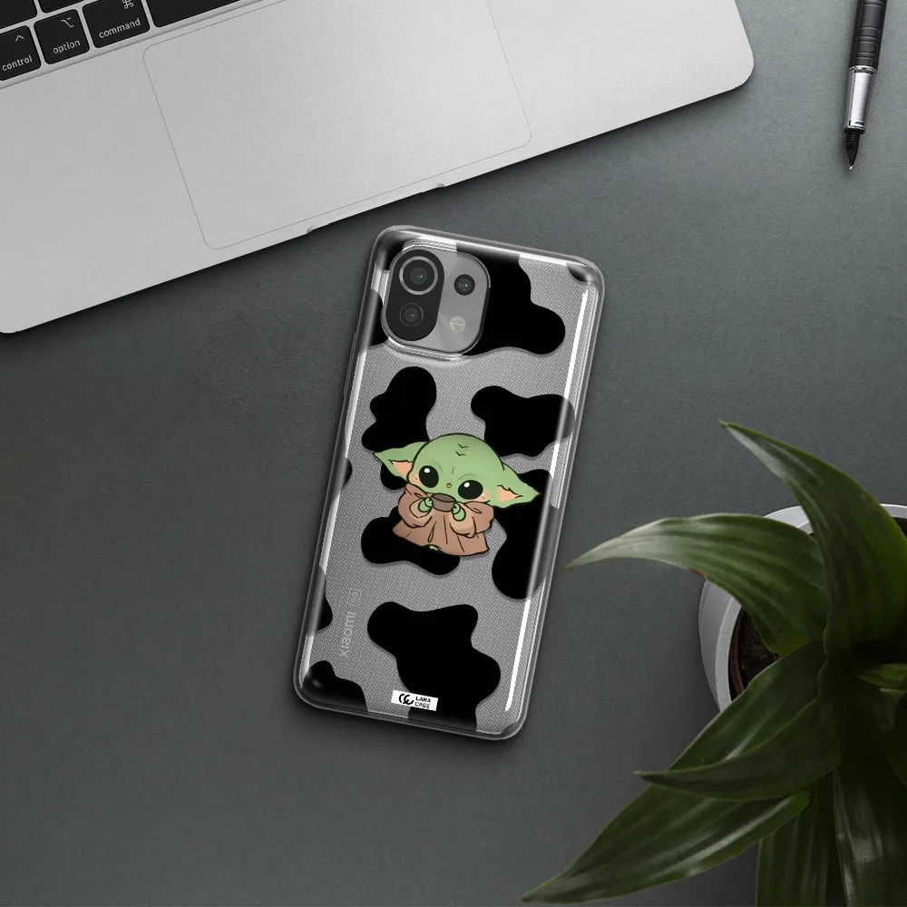 a cartoon of a baby yoda Xiaomi Mi 11 Lite Clear TPU Case