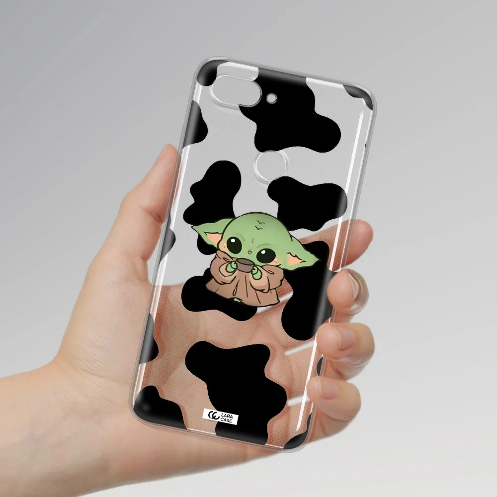 a cartoon of a baby yoda Xiaomi Mi 8 Lite Clear TPU Case