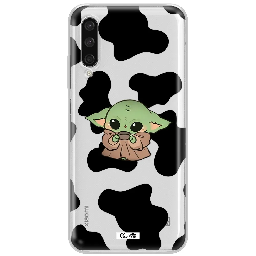 A Cartoon Of A Baby Yoda Xiaomi Mi A3 Clear Tpu Case