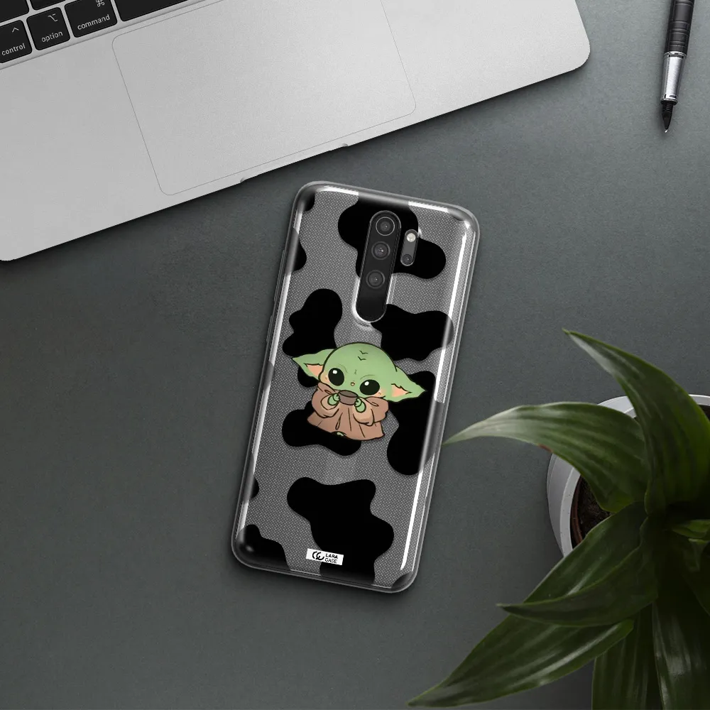 a cartoon of a baby yoda Xiaomi Note 8 Pro Clear TPU Case
