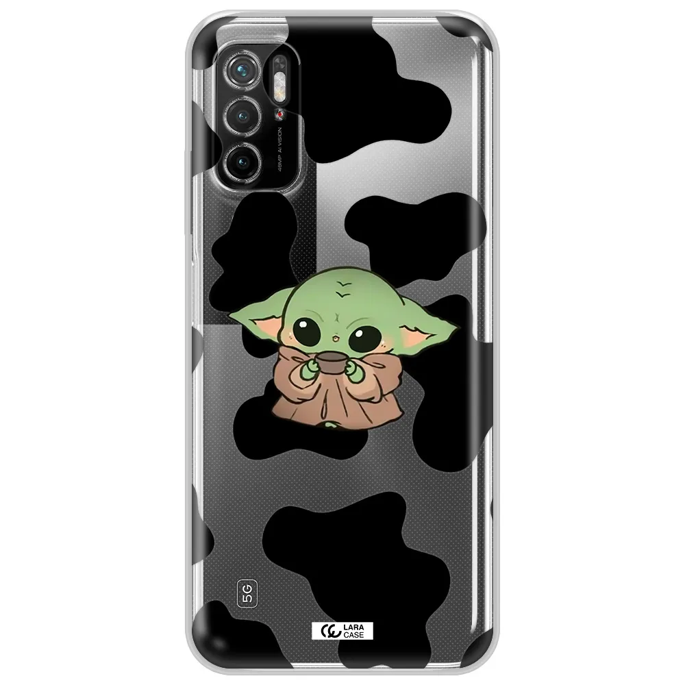 A Cartoon Of A Baby Yoda Xiaomi Poco M4 Pro 5G Clear Tpu Case