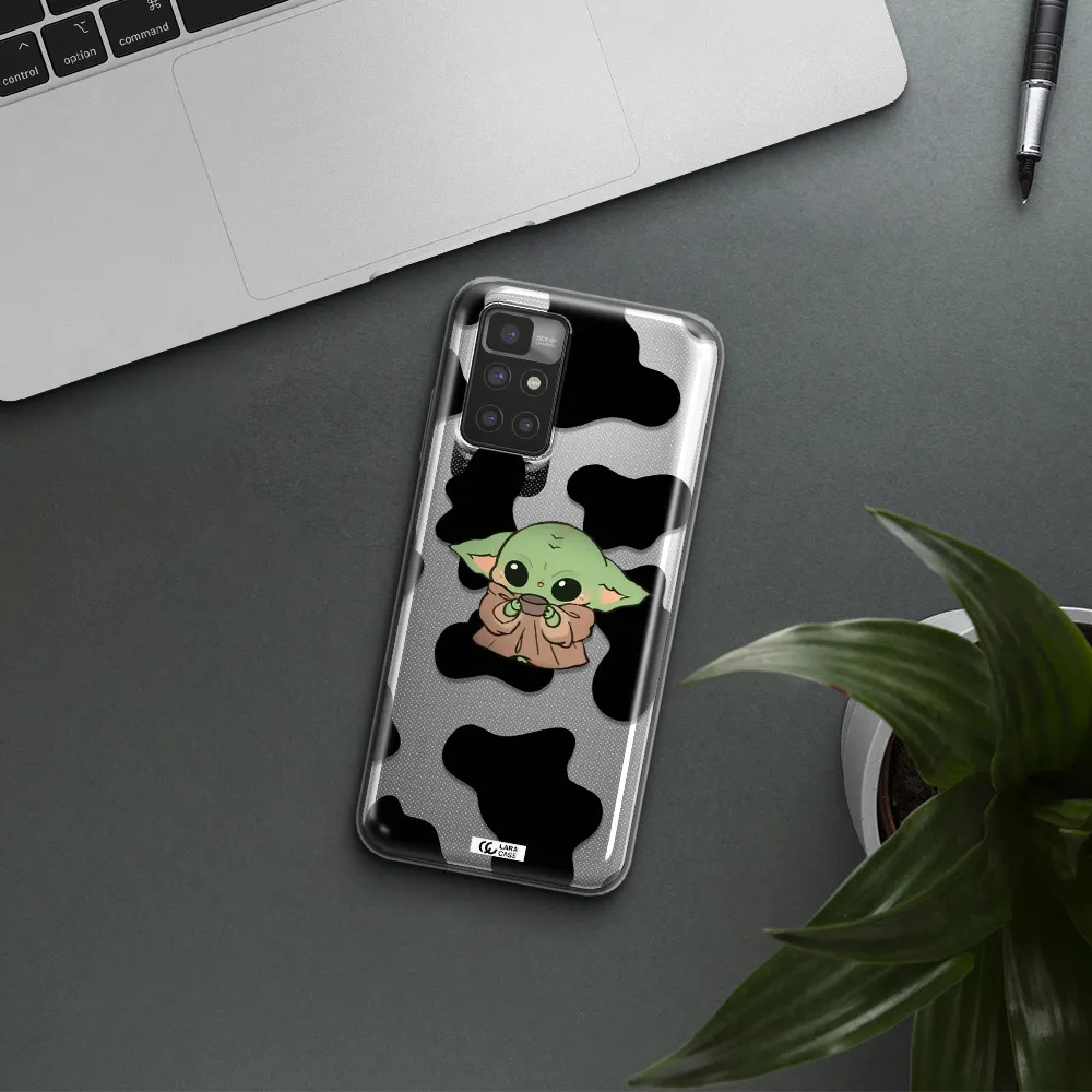 a cartoon of a baby yoda Xiaomi Redmi 10 Clear TPU Case