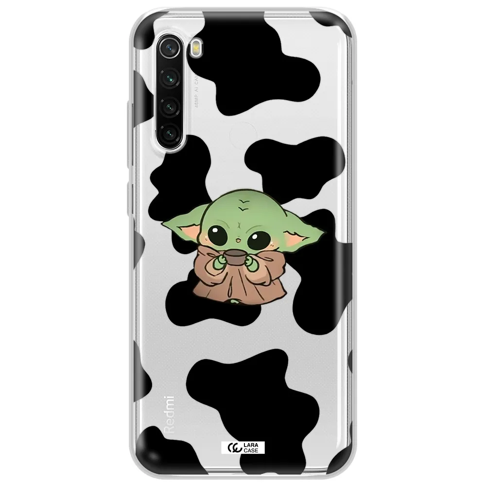 A Cartoon Of A Baby Yoda Xiaomi Redmi Note 8T Clear Tpu Case