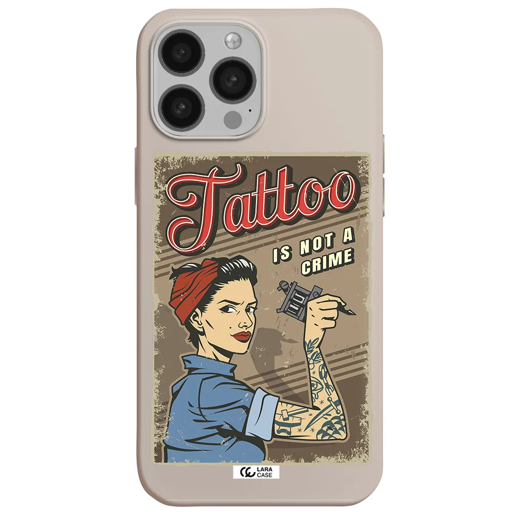 a woman with tattoo on her arm Apple iPhone 13 Pro Silicone Stone Case